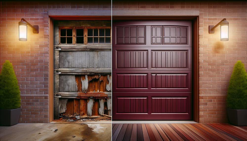 Garage door work in Pine Rock Park