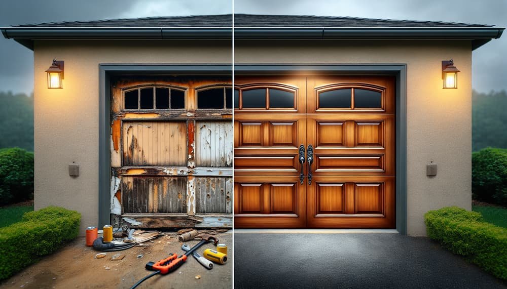 Garage door work in Savin Rock