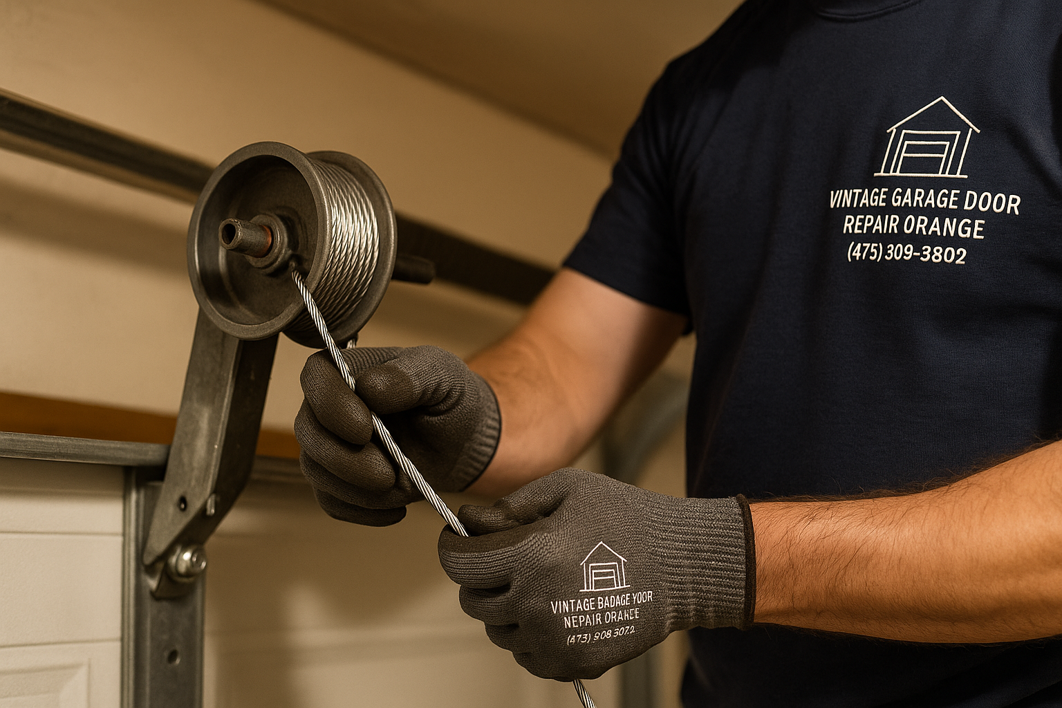 Garage Door Cable Repair in Orange