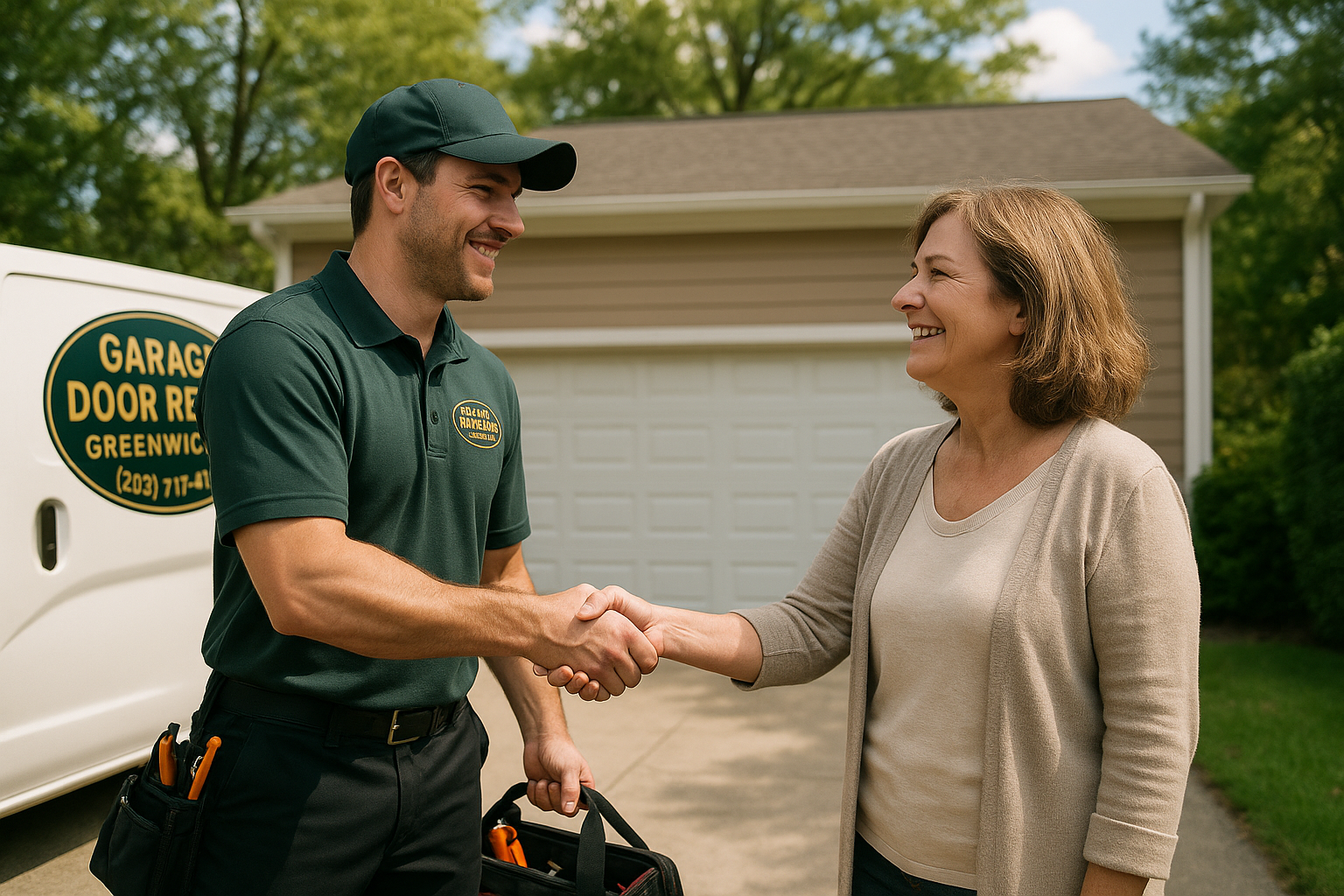 Garage door services in West Haven, CT