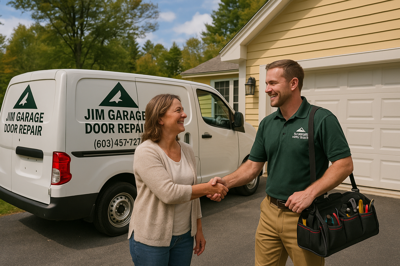 Garage door services in Newtown, CT