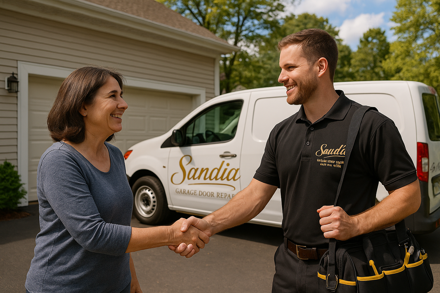 Garage door services in Easton, CT