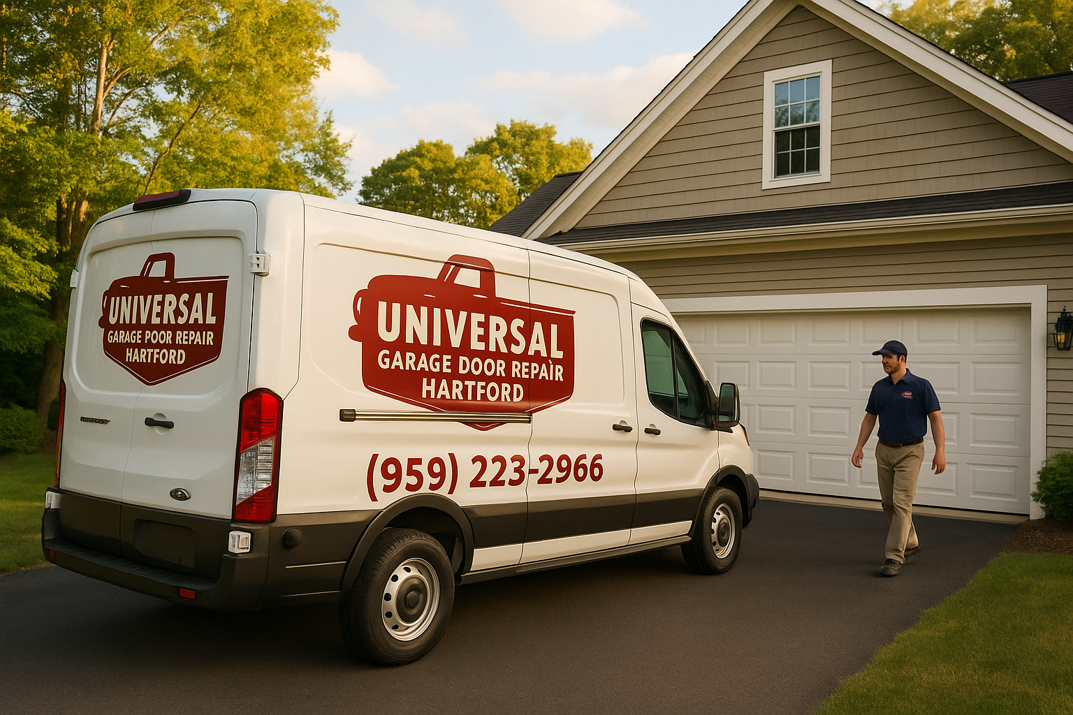 Garage door services in Foxon, CT