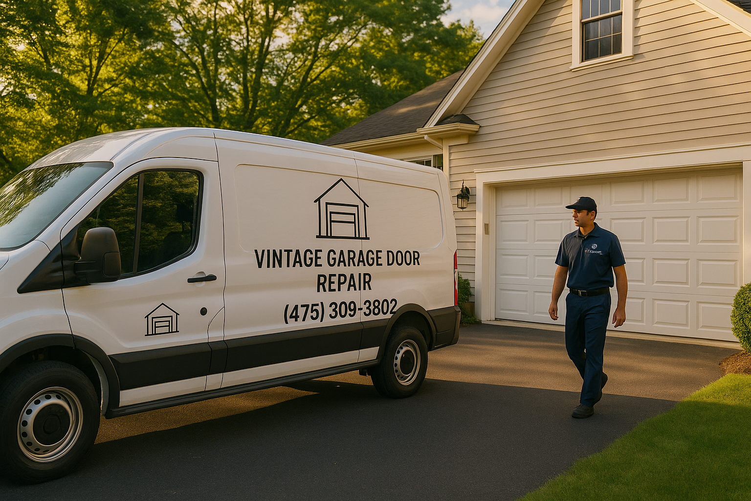 Garage door services in East Derby, CT