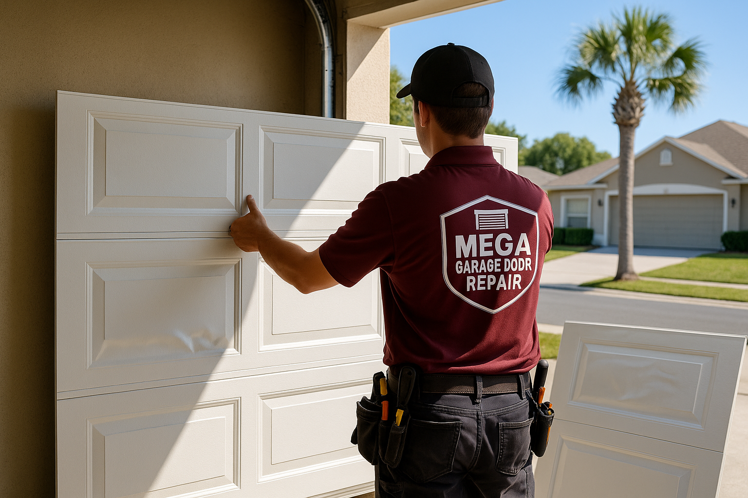 Garage Door Panel Replacement service in Saugatuck