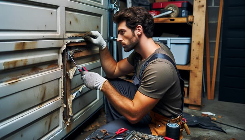 Garage Door Panel Replacement service in Nichols