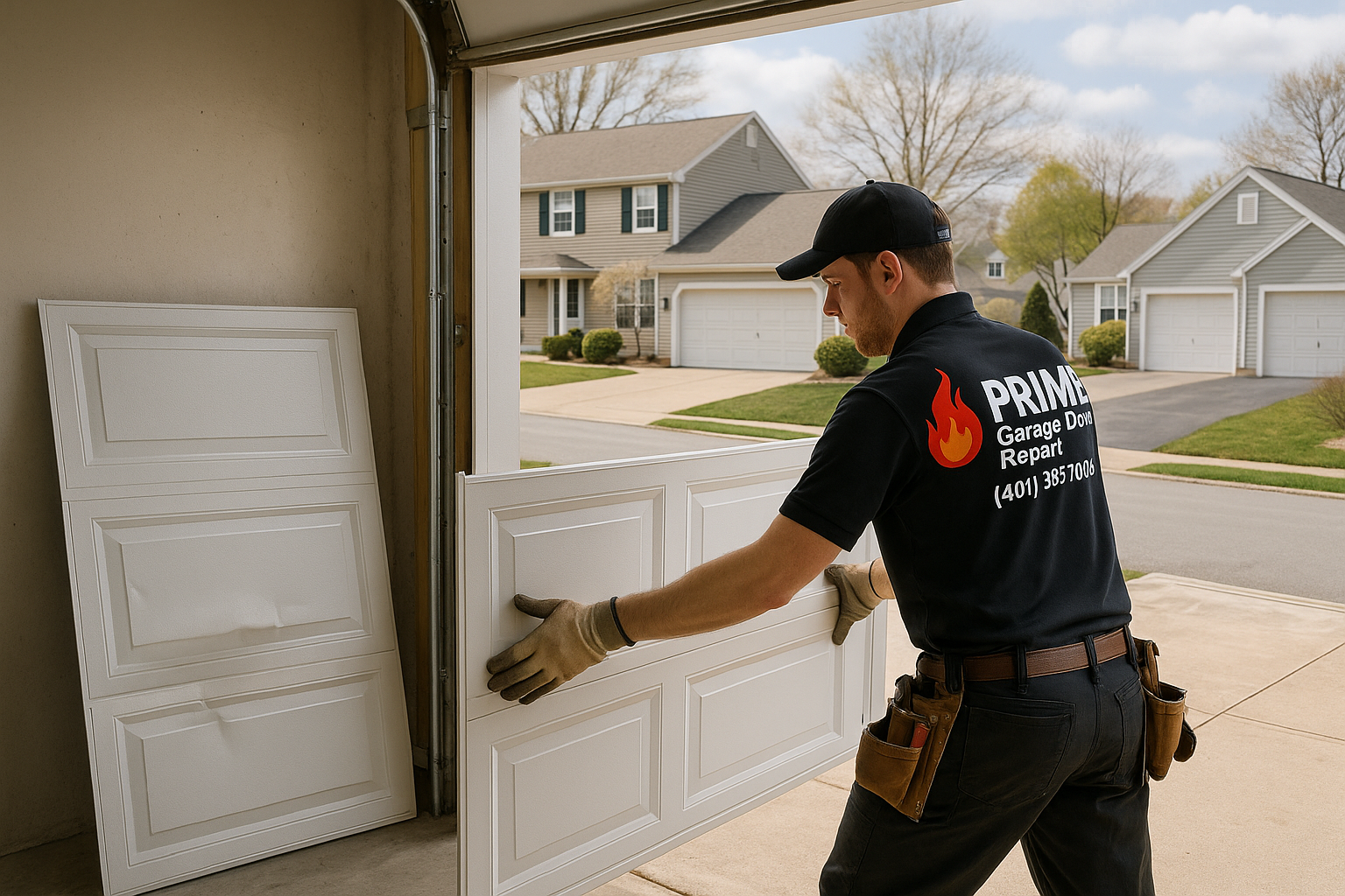 Garage Door Panel Replacement service in Stratford