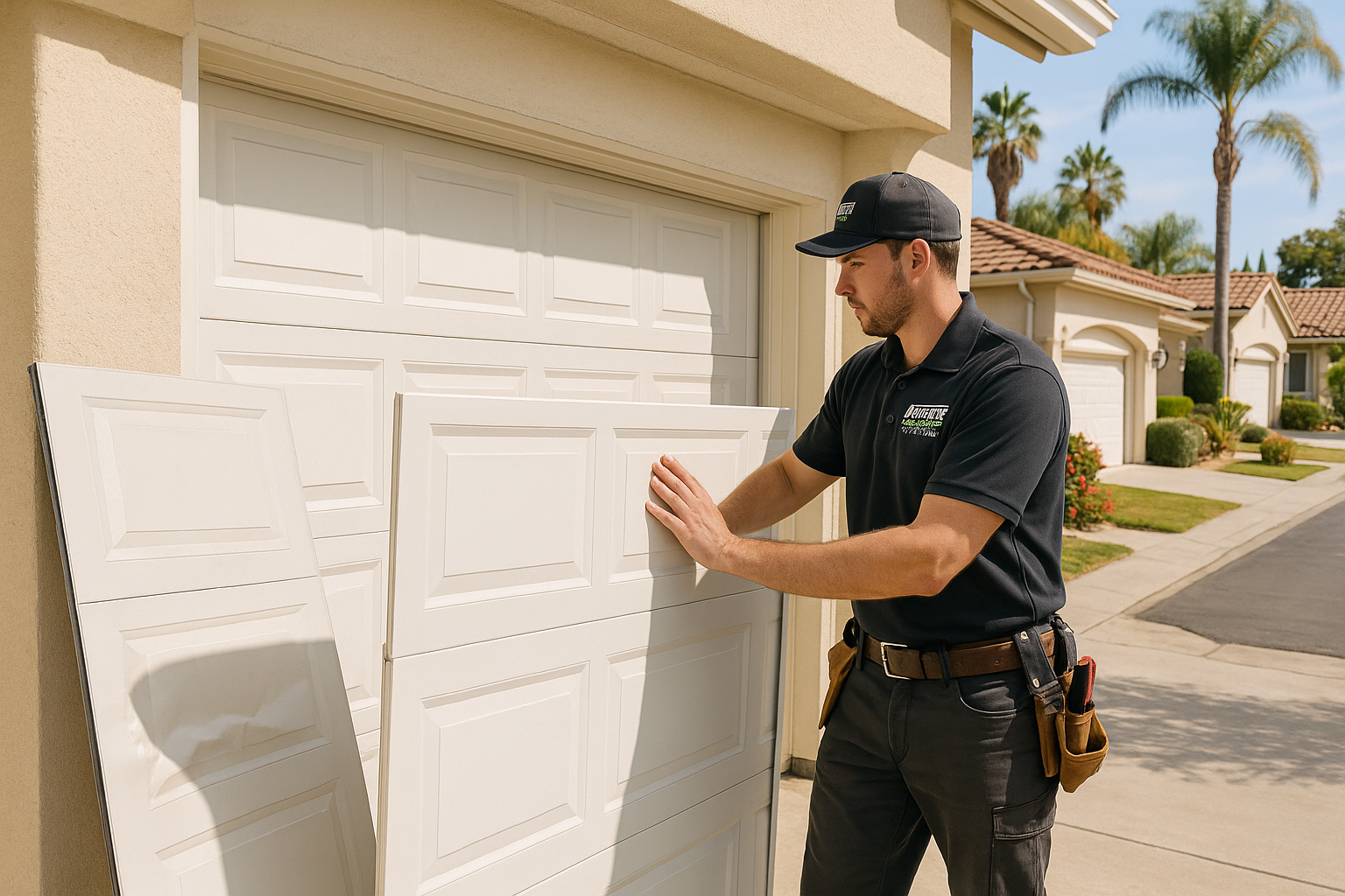 Garage Door Panel Replacement service in Allingtown