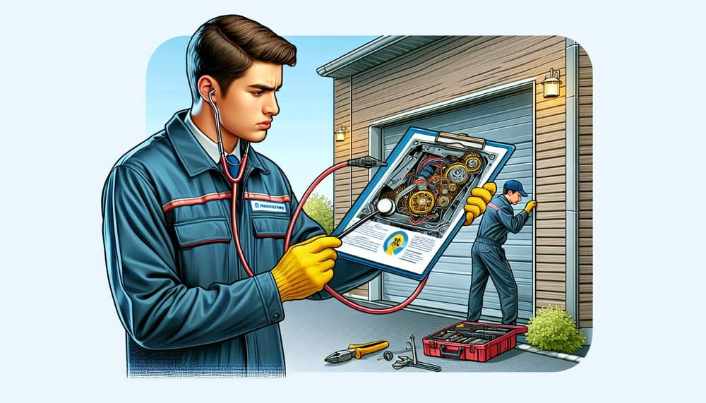 Garage door work in Oronoque