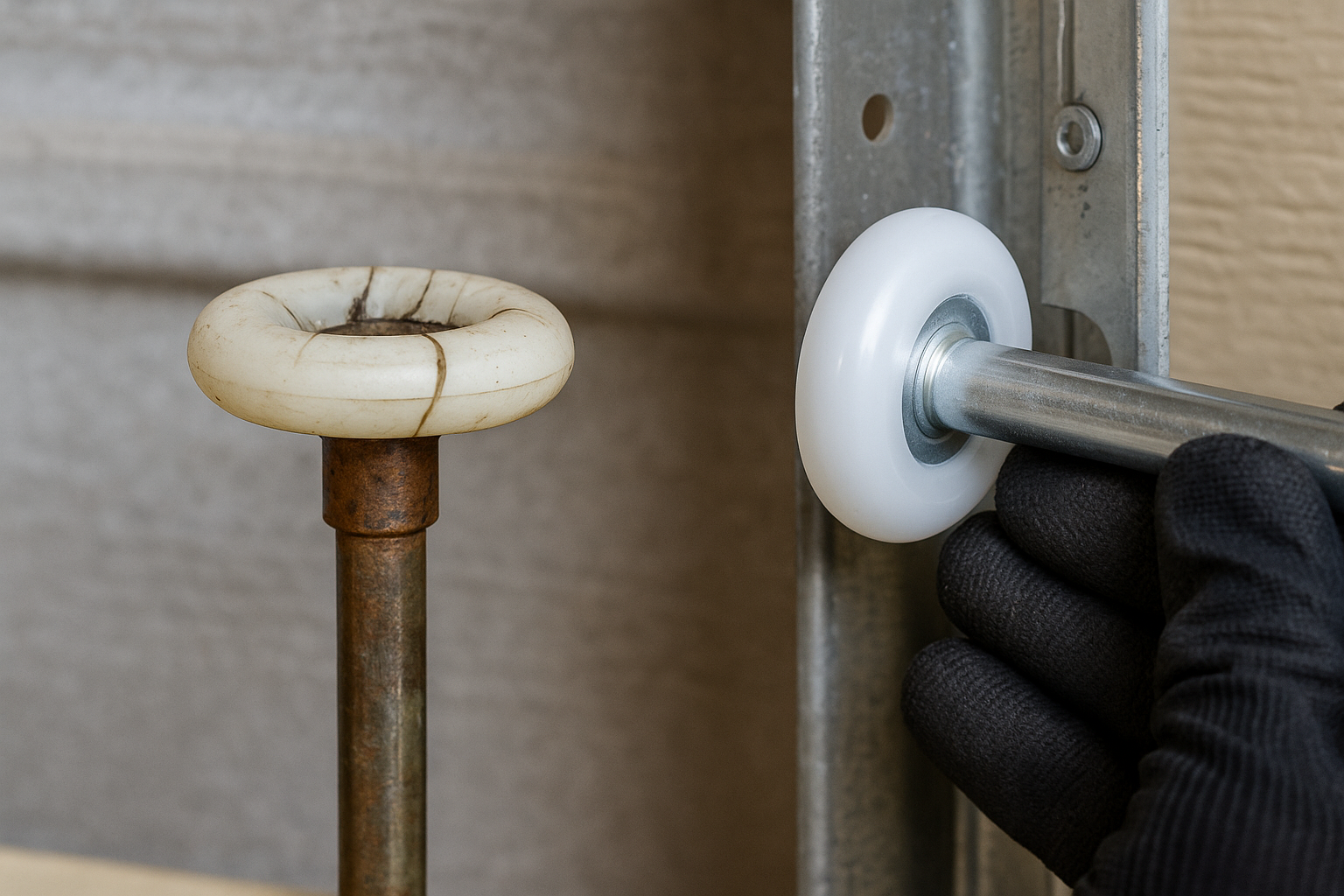 Garage Door Roller Replacement service in North Branford