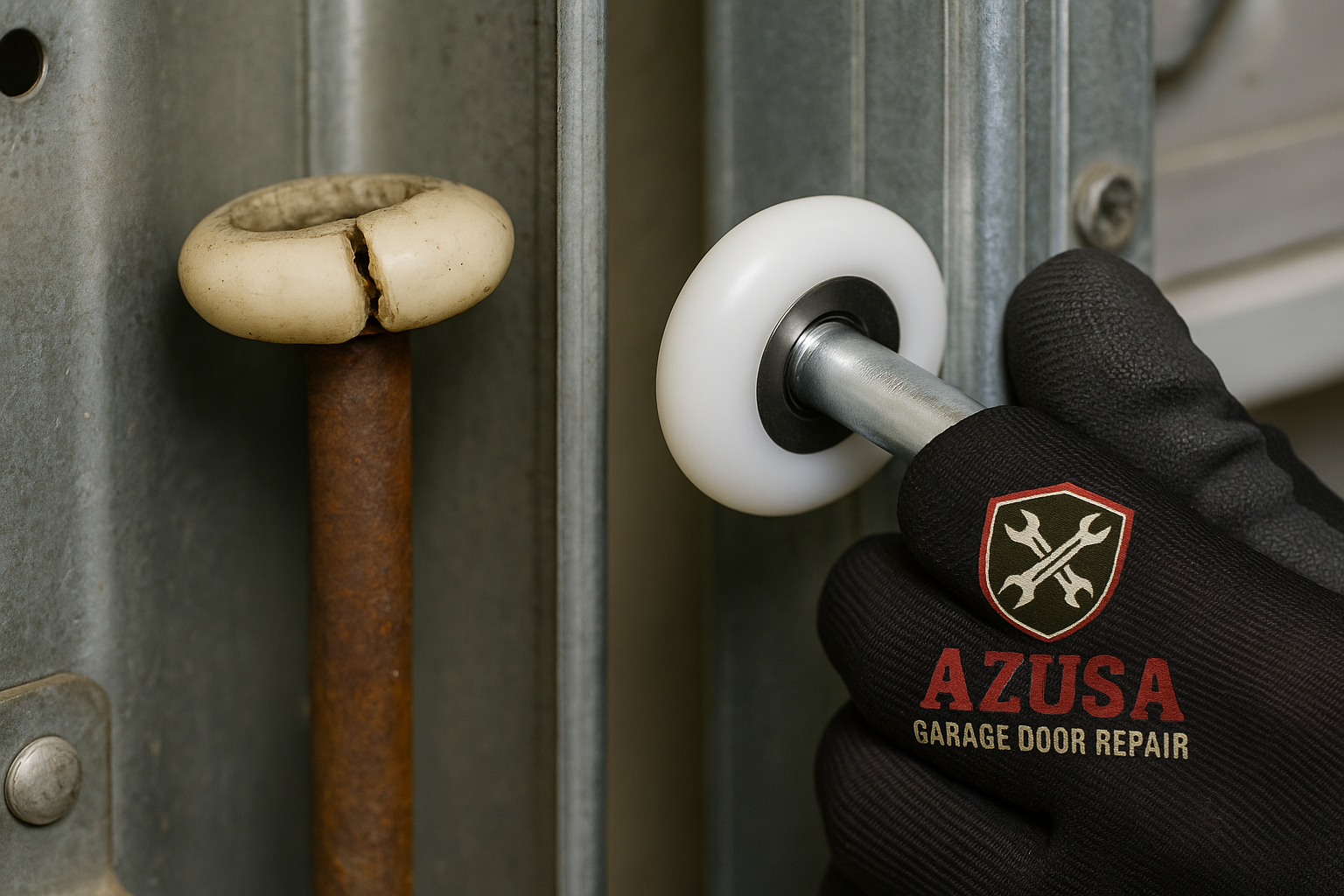 Garage Door Roller Replacement service in Devon