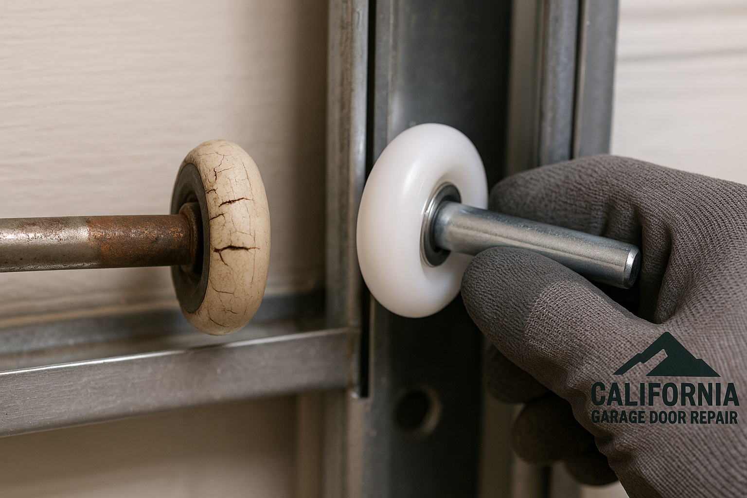 Garage Door Roller Replacement service in Branford