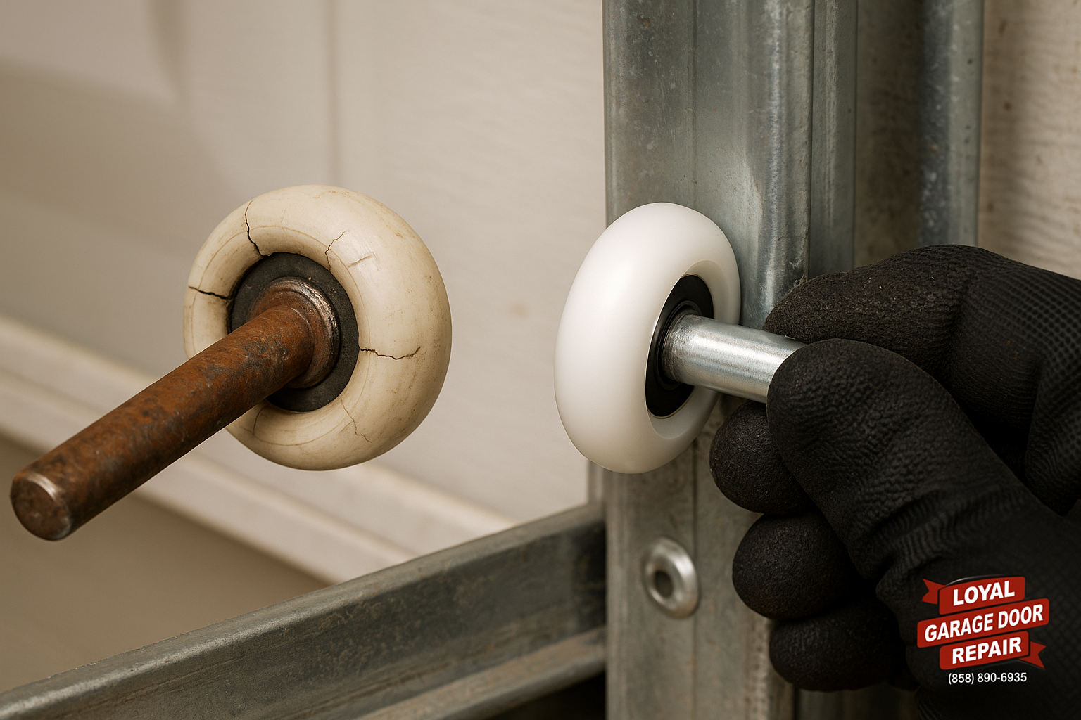 Garage Door Roller Replacement service in Stepney