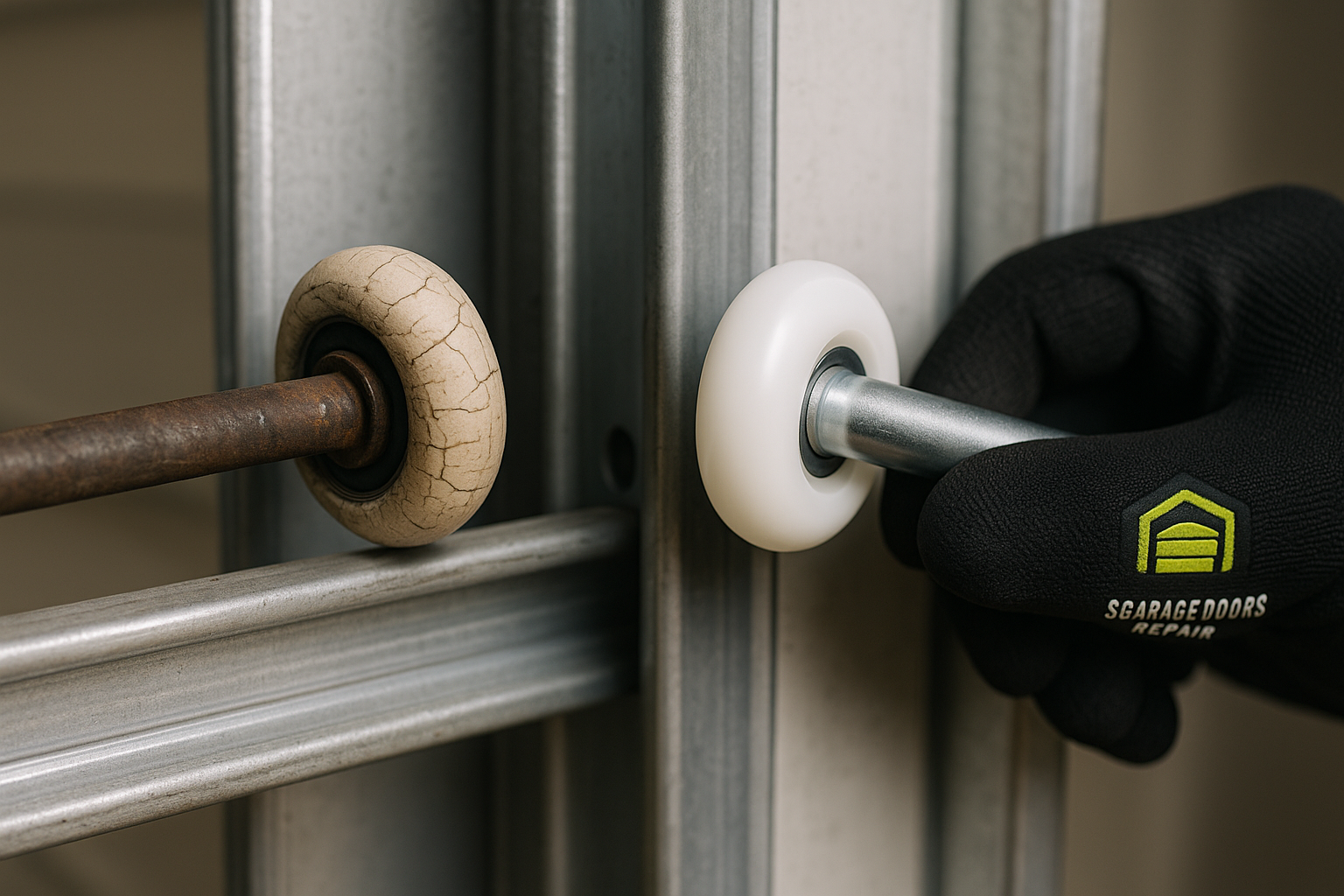 Garage Door Roller Replacement service in Stevenson