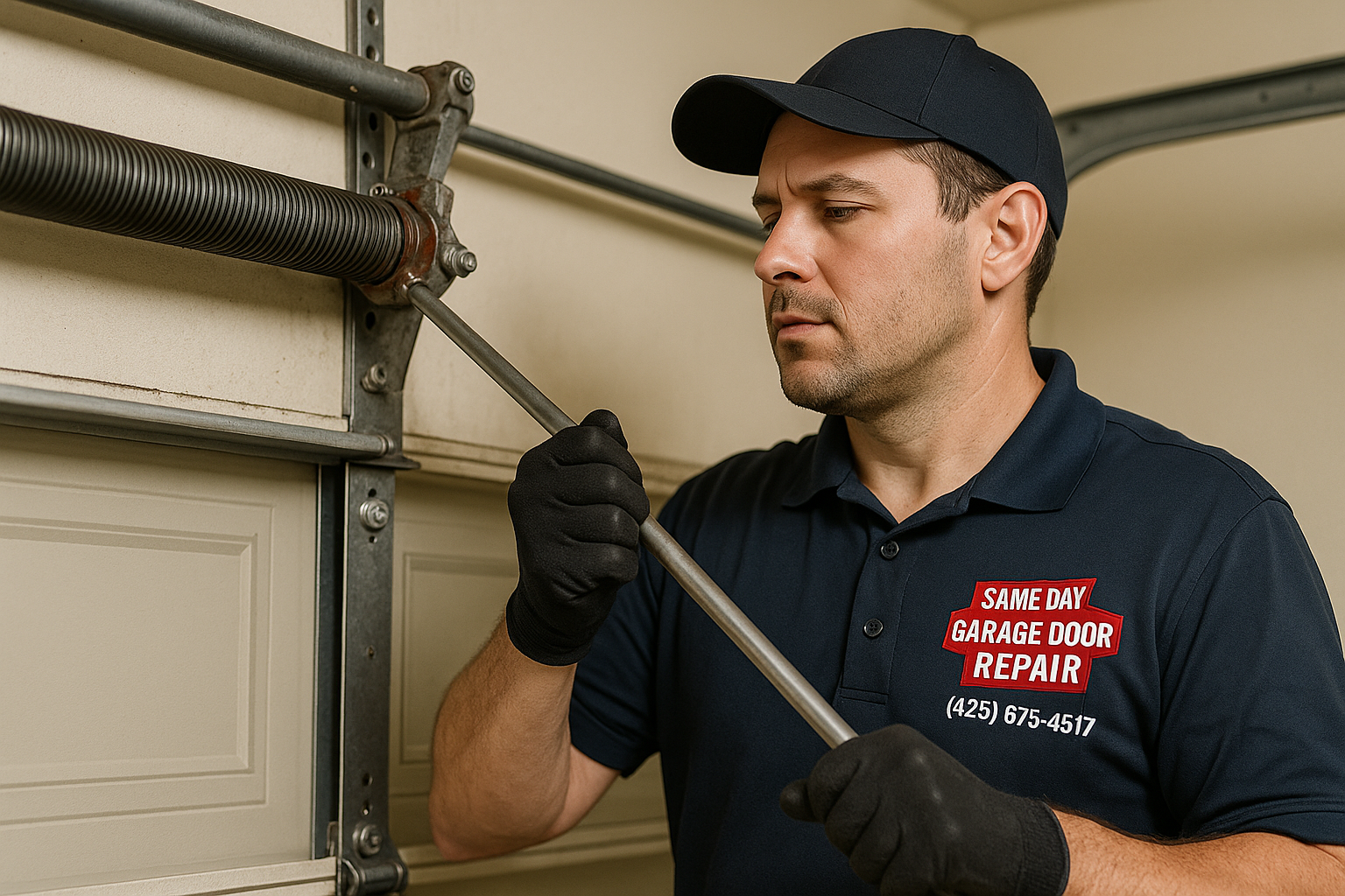 Garage Door Spring Repair service in Stratfield